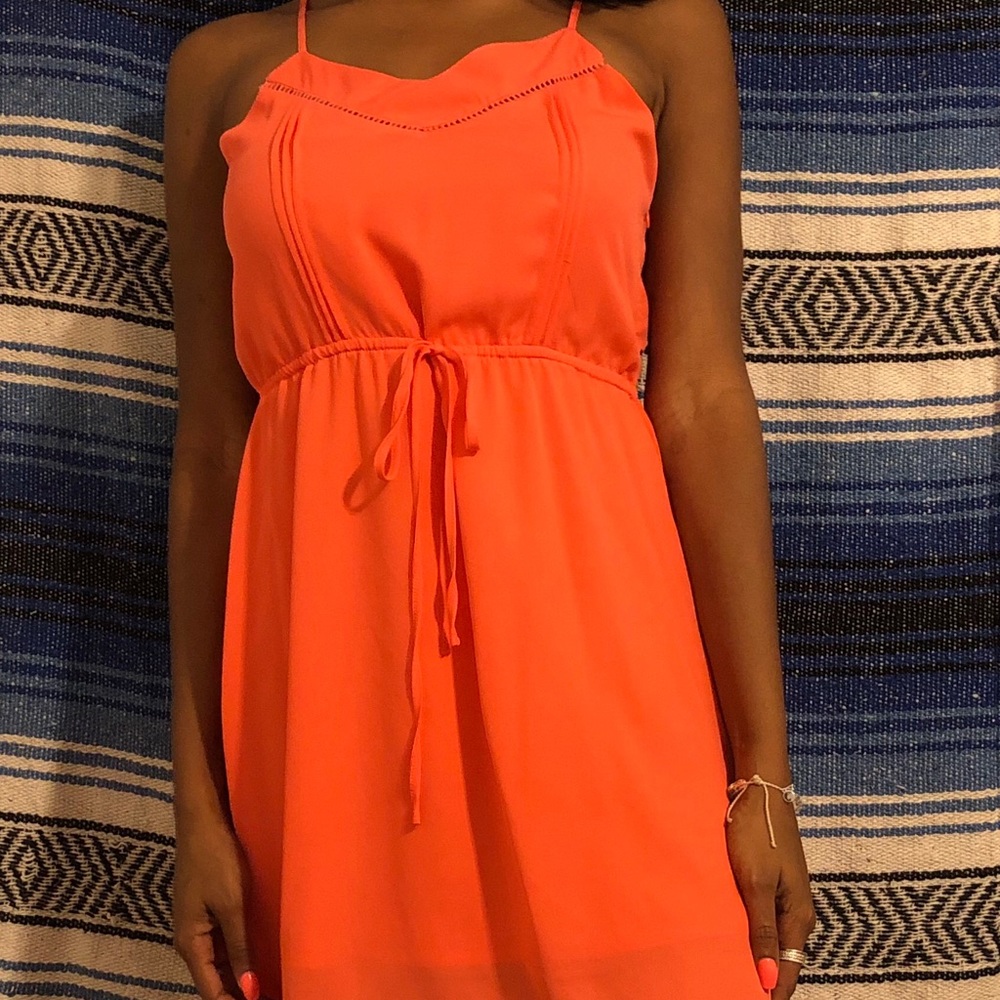 Bright Orange Summer Dress